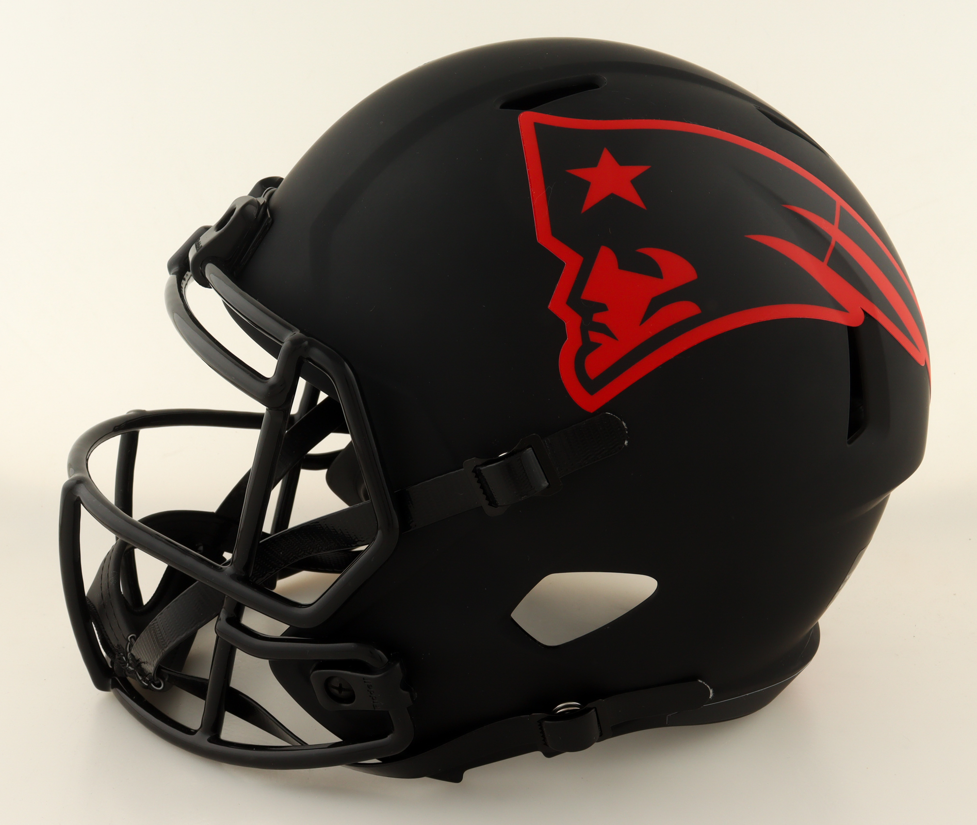 Bailey Zappe Signed Patriots Full-Size Eclipse Alternate Speed Helmet (JSA) at PristineAuction.com Bailey Zappe Signed Patriots Full-Size Eclipse Alternate Speed Helmet (JSA) at PristineAuction.com