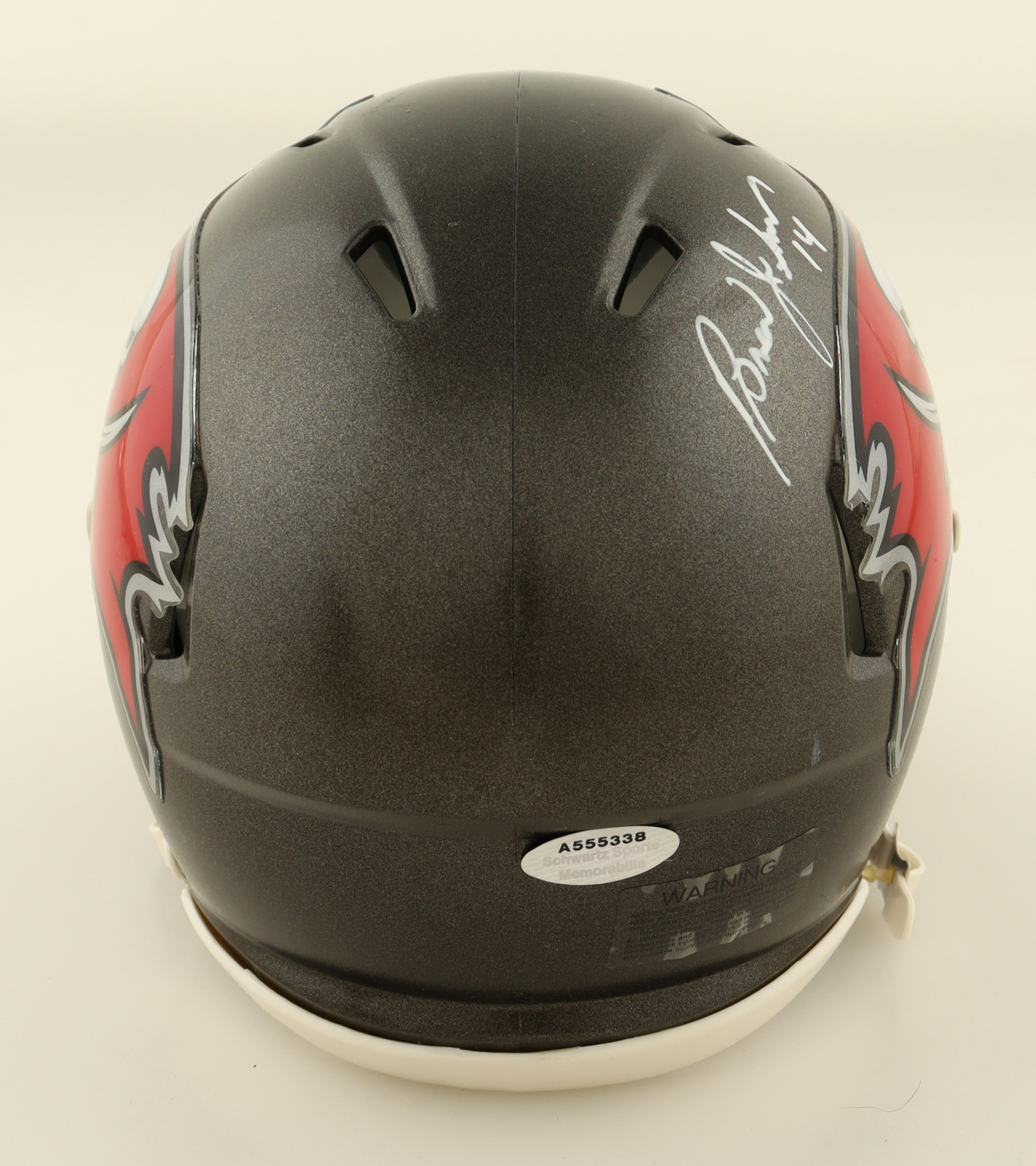 Brad Johnson Signed Buccaneers Speed Mini Helmet (Schwartz) at PristineAuction.com Brad Johnson Signed Buccaneers Speed Mini Helmet (Schwartz) at PristineAuction.com