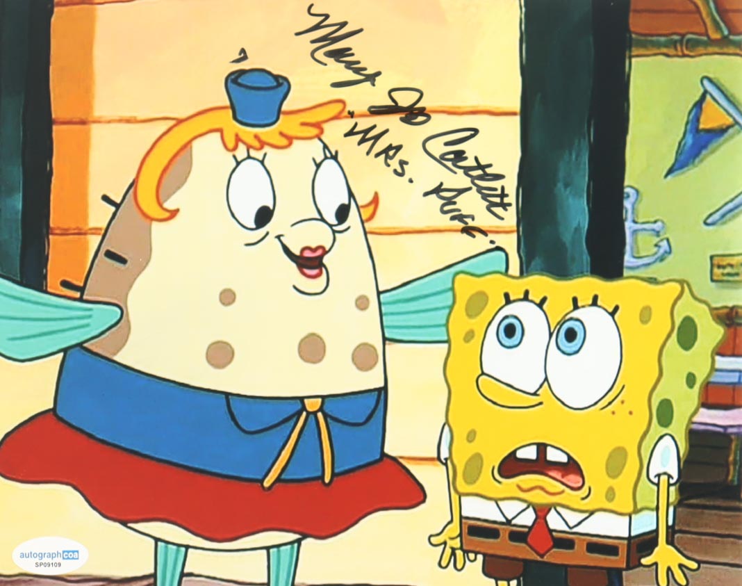 Mary Jo Catlett Signed "SpongeBob SquarePants" 8x10 Photo Inscribed "'Mrs. Puff'" (ACOA) at PristineAuction.com Mary Jo Catlett Signed "SpongeBob SquarePants" 8x10 Photo Inscribed "'Mrs. Puff'" (ACOA) at PristineAuction.com