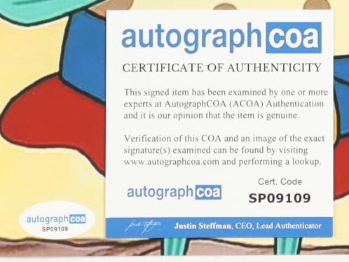 Mary Jo Catlett Signed "SpongeBob SquarePants" 8x10 Photo Inscribed "'Mrs. Puff'" (ACOA) at PristineAuction.com Mary Jo Catlett Signed "SpongeBob SquarePants" 8x10 Photo Inscribed "'Mrs. Puff'" (ACOA) at PristineAuction.com