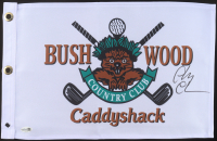 Chevy Chase Signed "Caddyshack" Bushwood Country Club Pin Flag (JSA) at PristineAuction.com
