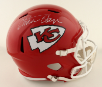 Christian Okoye Signed Chiefs Full-Size Speed Helmet (JSA) at PristineAuction.com