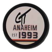 Carey Terrance Signed Ducks Logo Hockey Puck (JSA) at PristineAuction.com