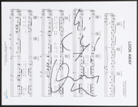 Diane Warren Signed "Look Away" 8.5x11 Music Sheet (ACOA) at PristineAuction.com