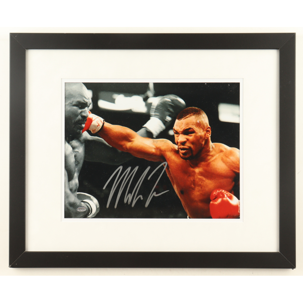 Mike Tyson Signed Custom Framed Photo Display (Tyson) at PristineAuction.com