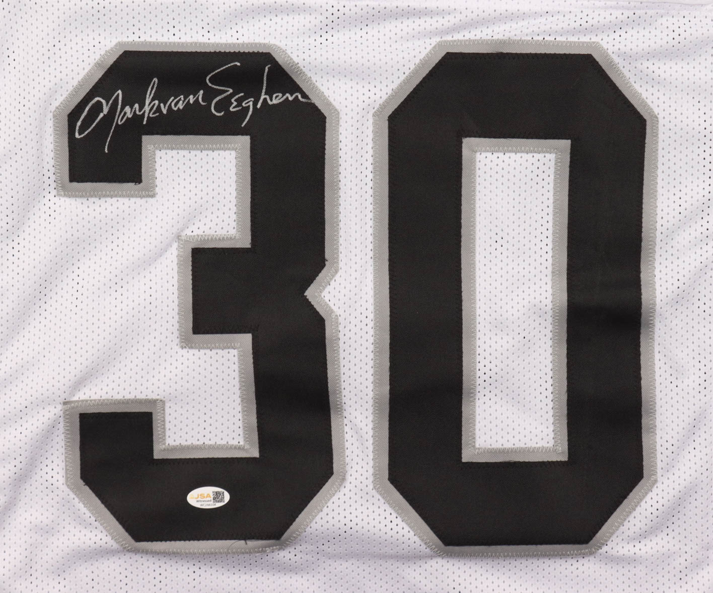 Mark Van Eeghen Signed Jersey (JSA) at PristineAuction.com Mark Van Eeghen Signed Jersey (JSA) at PristineAuction.com