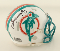 Dan Marino Signed Dolphins Throwback Alternate Speed Mini Helmet (Marino) at PristineAuction.com