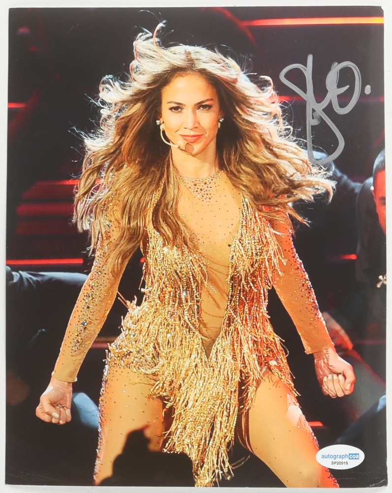 Jennifer Lopez Signed 8x10 Photo (ACOA) at PristineAuction.com Jennifer Lopez Signed 8x10 Photo (ACOA) at PristineAuction.com