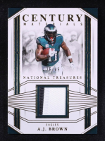 A.J. Brown 2023 Panini National Treasures Century Materials Gold #6 #36/49 at PristineAuction.com