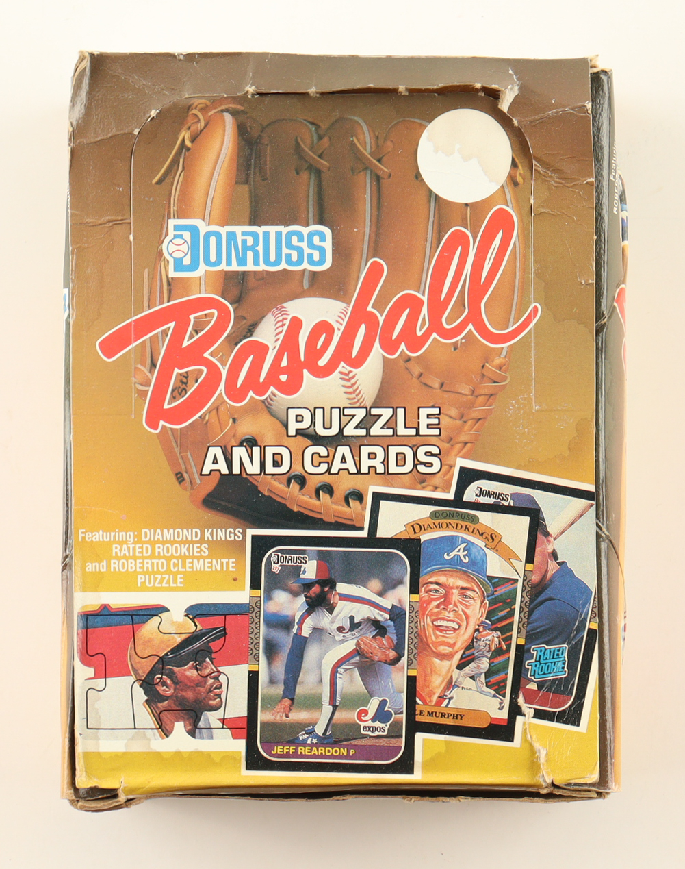 1987 Donruss Baseball Wax Box With (36) Packs at PristineAuction.com 1987 Donruss Baseball Wax Box With (36) Packs at PristineAuction.com