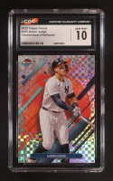 Aaron Judge 2025 Finest Checkerboard Refractors #205 (CGC 10) at PristineAuction.com