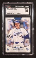 Shohei Ohtani 2024 Topps 50/50 Ohtani #34 (CGC 10) at PristineAuction.com