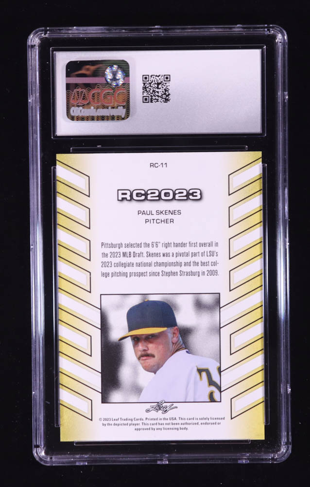 Paul Skenes 2023 Leaf Special Release RC2023 #RC11 RC (CGC 10) at PristineAuction.com Paul Skenes 2023 Leaf Special Release RC2023 #RC11 RC (CGC 10) at PristineAuction.com