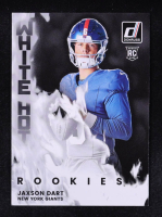 Jaxson Dart 2025 Donruss White Hot Rookies #10 RC at PristineAuction.com