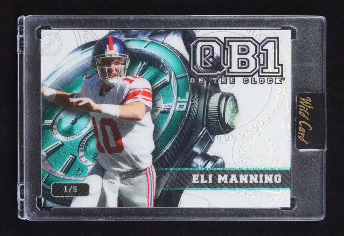 Eli Manning 2024 Wild Card QB 1 On The Clock #OCW-WH-EM1 #1/5 at PristineAuction.com Eli Manning 2024 Wild Card QB 1 On The Clock #OCW-WH-EM1 #1/5 at PristineAuction.com