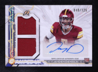 Jayden Daniels 2024 Topps Resurgence Amped Up Rookie Patch Autographs White Surge #AUJD #040/125 RC at PristineAuction.com