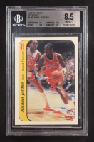 Michael Jordan 1986-87 Fleer Stickers #8 RC (BGS 8.5) at PristineAuction.com