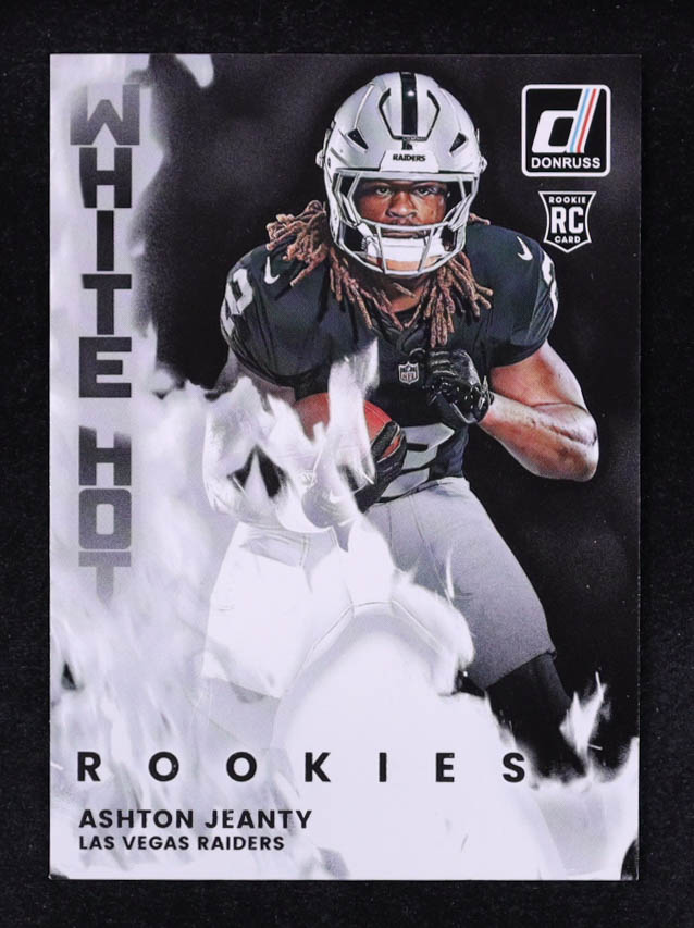 Ashton Jeanty 2025 Donruss White Hot Rookies #2 RC at PristineAuction.com Ashton Jeanty 2025 Donruss White Hot Rookies #2 RC at PristineAuction.com