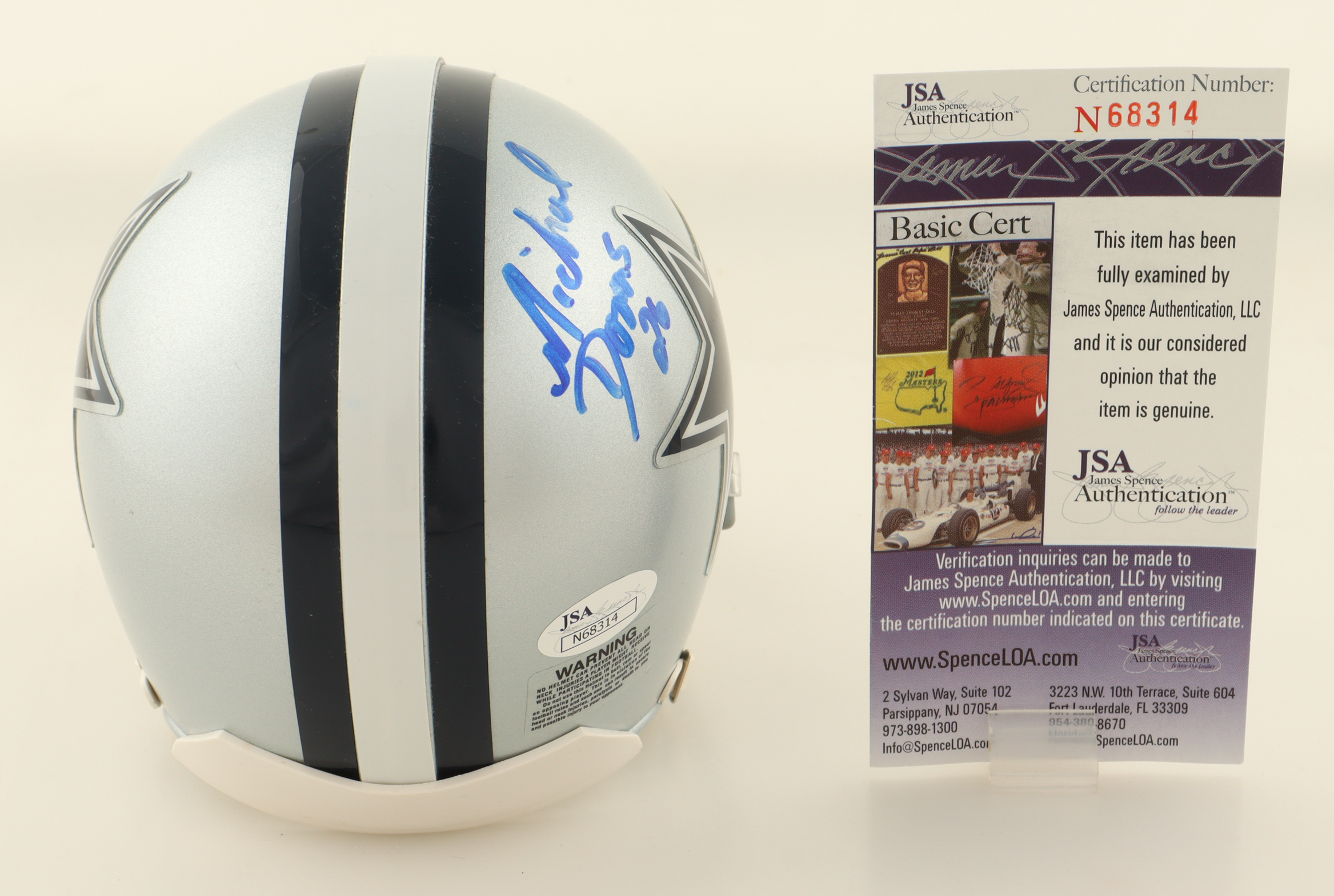 Michael Downs Signed Cowboys Mini Helmet (JSA) at PristineAuction.com Michael Downs Signed Cowboys Mini Helmet (JSA) at PristineAuction.com