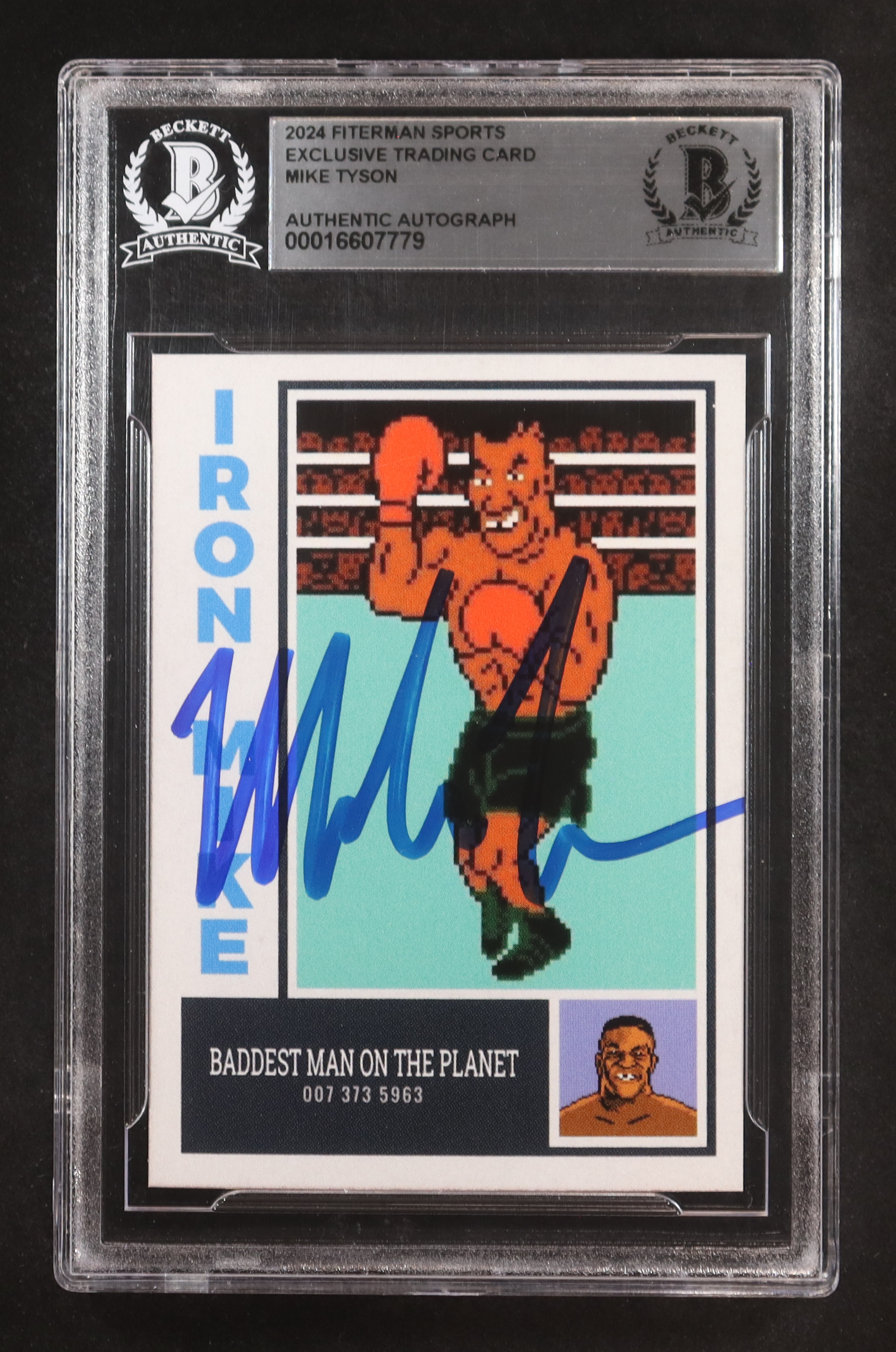 Mike Tyson Signed Custom Trading Card (BGS) at PristineAuction.com Mike Tyson Signed Custom Trading Card (BGS) at PristineAuction.com