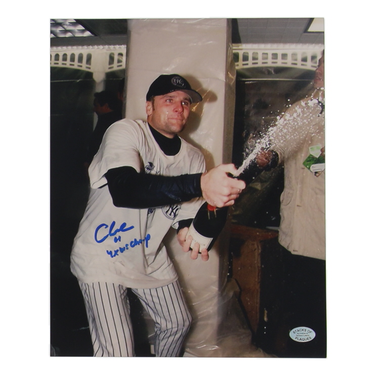 Chuck Knoblauch Signed Yankees 8x10 Photo Inscribed "4x WS Champs" (Stacks of Plaques) at PristineAuction.com Chuck Knoblauch Signed Yankees 8x10 Photo Inscribed "4x WS Champs" (Stacks of Plaques) at PristineAuction.com