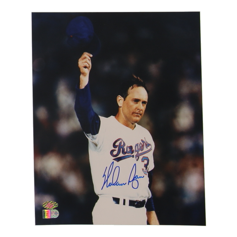 Nolan Ryan Signed Rangers 8x10 Photo (AIV & Ryan) at PristineAuction.com Nolan Ryan Signed Rangers 8x10 Photo (AIV & Ryan) at PristineAuction.com