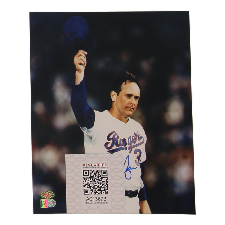 Nolan Ryan Signed Rangers 8x10 Photo (AIV & Ryan) at PristineAuction.com Nolan Ryan Signed Rangers 8x10 Photo (AIV & Ryan) at PristineAuction.com