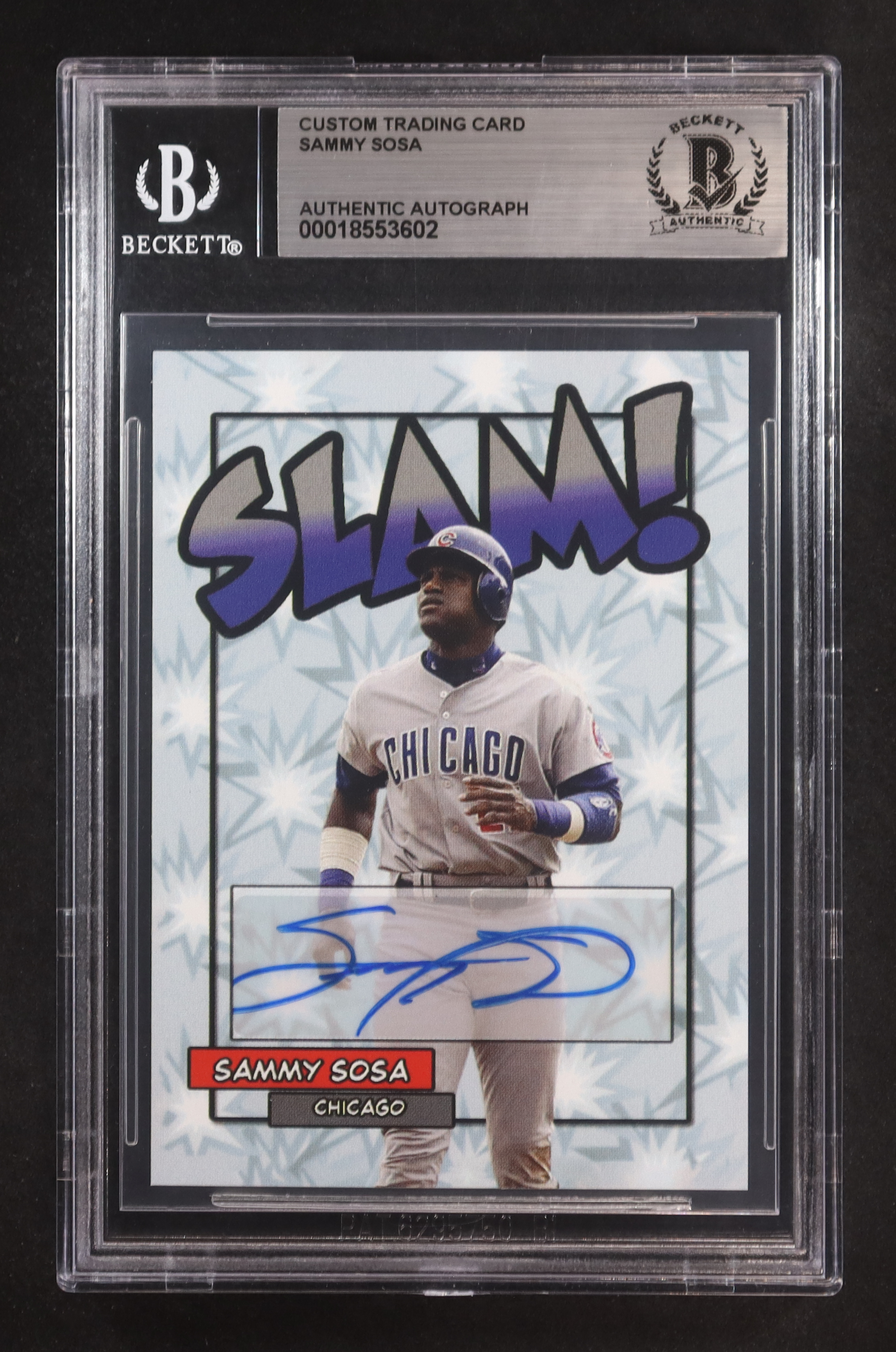 Sammy Sosa Signed Custom Trading Card (BGS) at PristineAuction.com Sammy Sosa Signed Custom Trading Card (BGS) at PristineAuction.com