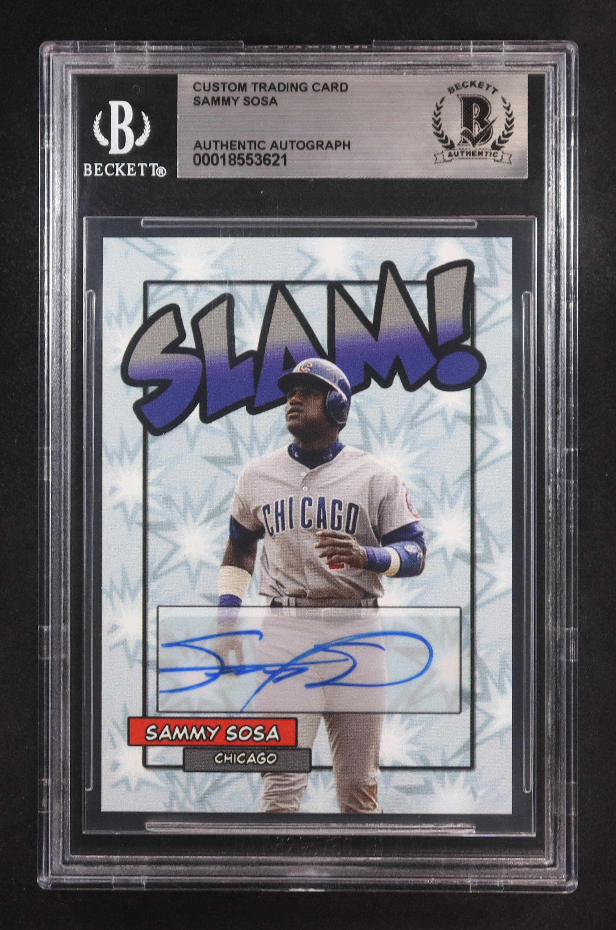 Sammy Sosa Signed Custom Trading Card (BGS) at PristineAuction.com Sammy Sosa Signed Custom Trading Card (BGS) at PristineAuction.com