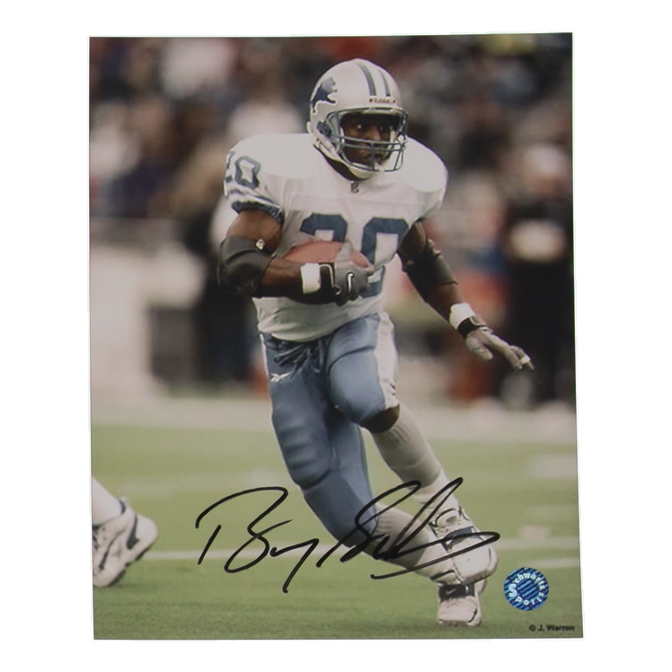 Barry Sanders Signed Lions 8x10 Photo (Schwartz) at PristineAuction.com Barry Sanders Signed Lions 8x10 Photo (Schwartz) at PristineAuction.com