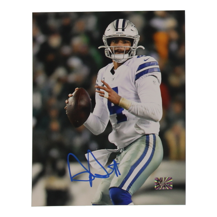 Dak Prescott Signed Cowboys 8x10 Photo (Prescott) at PristineAuction.com Dak Prescott Signed Cowboys 8x10 Photo (Prescott) at PristineAuction.com
