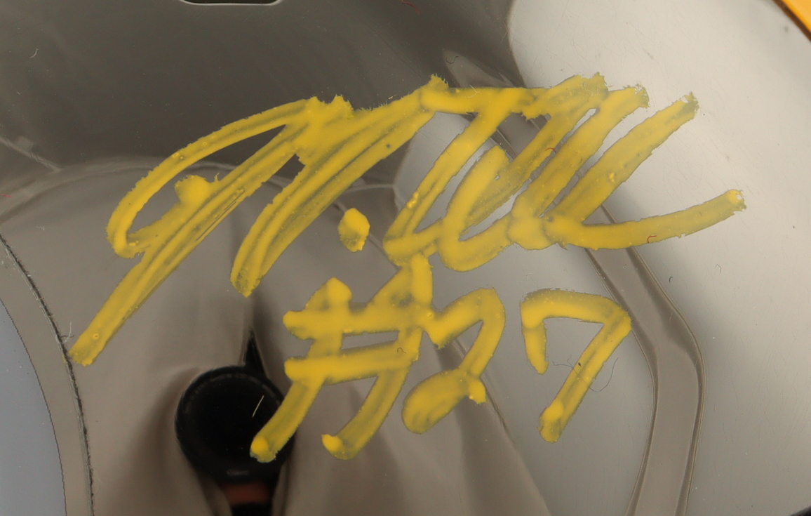 Marcus Allen Signed Steelers Chrome Alternate Speed Mini Helmet (JSA) at PristineAuction.com Marcus Allen Signed Steelers Chrome Alternate Speed Mini Helmet (JSA) at PristineAuction.com