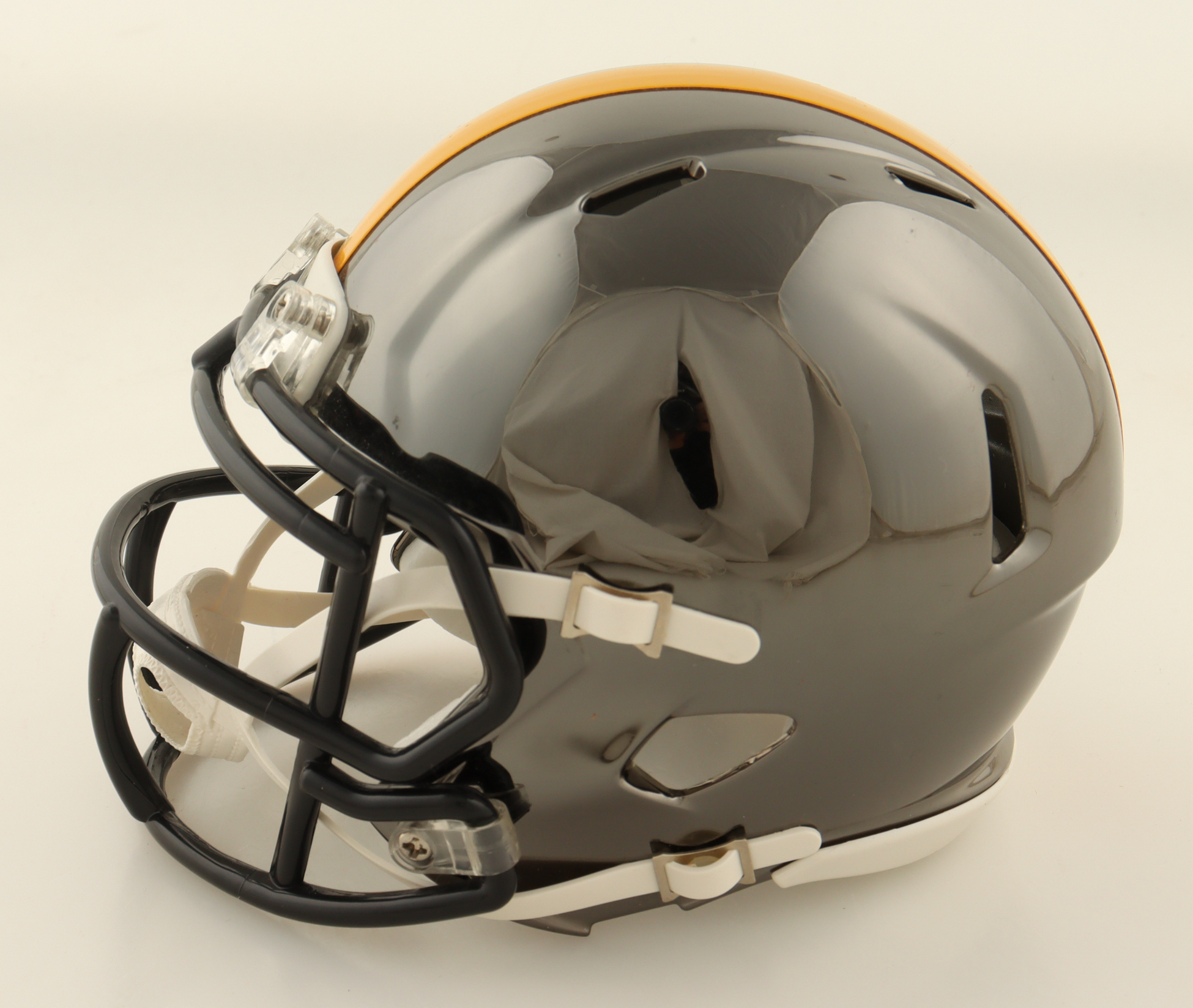 Marcus Allen Signed Steelers Chrome Alternate Speed Mini Helmet (JSA) at PristineAuction.com Marcus Allen Signed Steelers Chrome Alternate Speed Mini Helmet (JSA) at PristineAuction.com