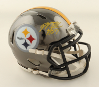 Marcus Allen Signed Steelers Chrome Alternate Speed Mini Helmet (JSA) at PristineAuction.com