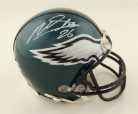 Miles Sanders Signed Eagles Mini Helmet (Beckett) at PristineAuction.com