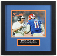 Dan Mullen Signed Florida Gators Custom Framed Photo Display (PSA) at PristineAuction.com