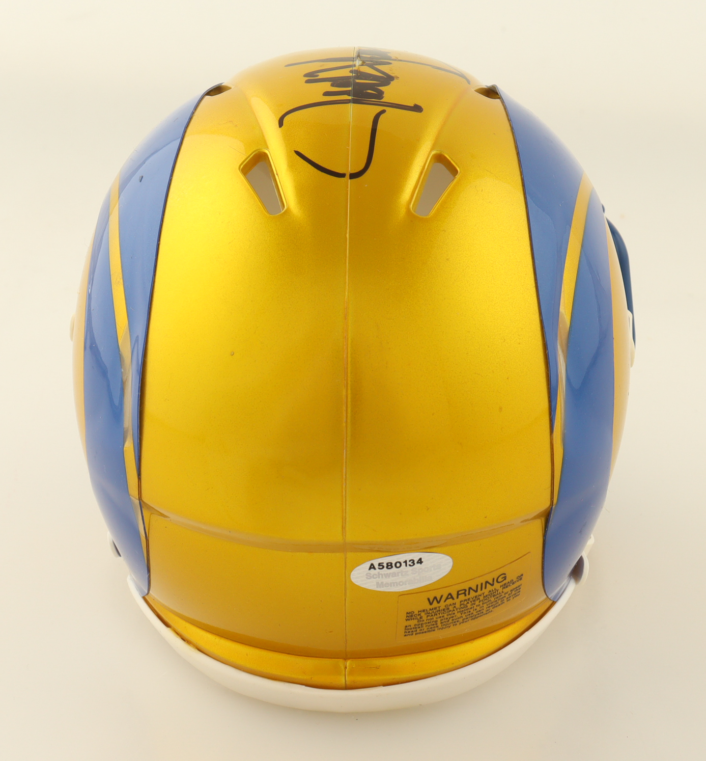 Jack Youngblood Signed Rams Flash Alternate Speed Mini Helmet Inscribed "HOF 01" (Schwartz) at PristineAuction.com Jack Youngblood Signed Rams Flash Alternate Speed Mini Helmet Inscribed "HOF 01" (Schwartz) at PristineAuction.com