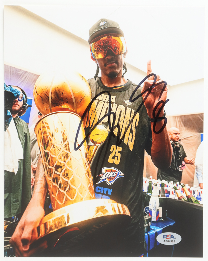 Jalen Williams Signed Thunder 8x10 Photo (PSA) at PristineAuction.com Jalen Williams Signed Thunder 8x10 Photo (PSA) at PristineAuction.com