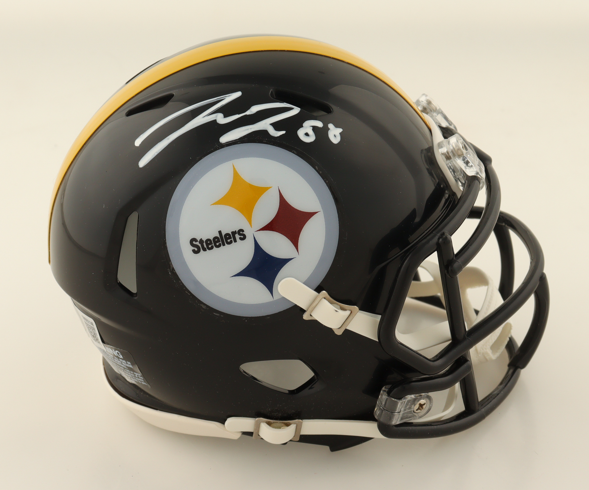 Pat Freiermuth Signed Steelers Speed Mini Helmet (Beckett) at PristineAuction.com Pat Freiermuth Signed Steelers Speed Mini Helmet (Beckett) at PristineAuction.com