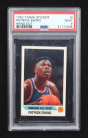 Patrick Ewing 1990-91 Panini Stickers Hand Cut AS #I (PSA 9) at PristineAuction.com