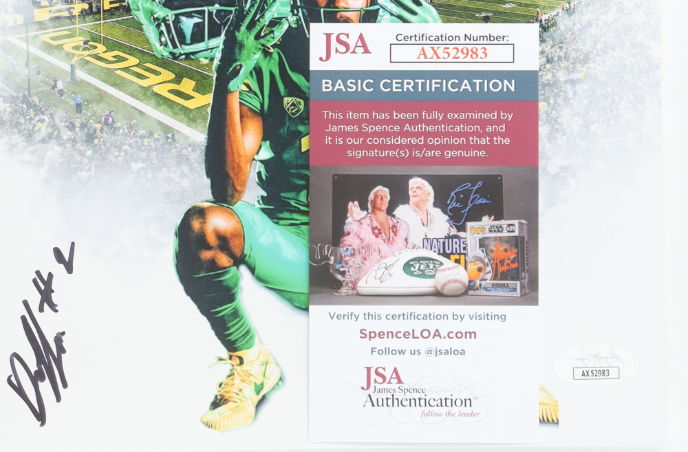 Dont'e Thornton Signed Oregon Ducks 8x10 Photo (JSA) at PristineAuction.com Dont'e Thornton Signed Oregon Ducks 8x10 Photo (JSA) at PristineAuction.com