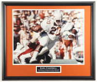 Earl Campbell Signed Texas Longhorns Custom Framed Photo (JSA) at PristineAuction.com