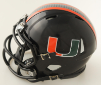 Willis McGahee Signed Miami Hurricanes Speed Mini Helmet (Beckett) at PristineAuction.com