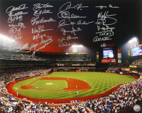Mets Alumni 16x20 Photo Team-Signed By (26) With Frank Thomas, Carlos Baerga, Howard Johnson, Edgardo Alfonzo (Beckett) at PristineAuction.com