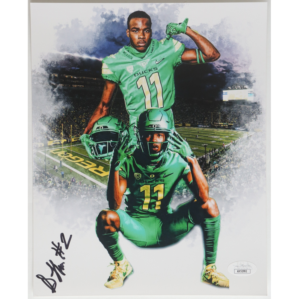 Dont'e Thornton Signed Oregon Ducks 8x10 Photo (JSA) at PristineAuction.com
