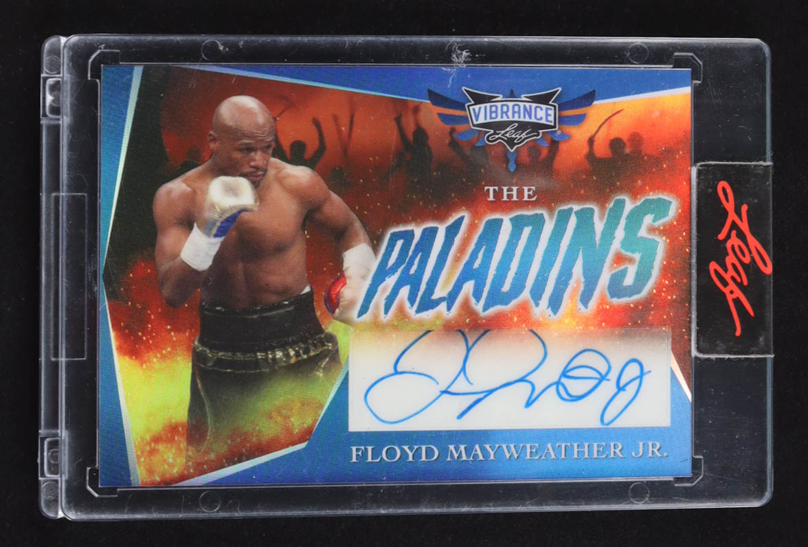 Floyd Mayweather 2023 Leaf Vibrance The Paladins Auto #TP-FM1 #9/12 at PristineAuction.com Floyd Mayweather 2023 Leaf Vibrance The Paladins Auto #TP-FM1 #9/12 at PristineAuction.com