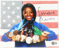 Simone Biles Signed Team USA 8x10 Photo (Beckett) at PristineAuction.com