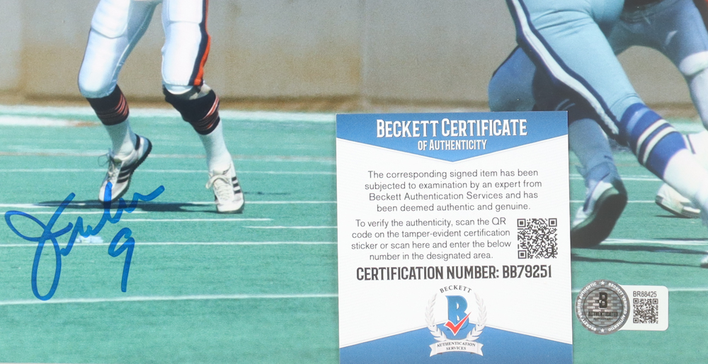 Jim McMahon Signed Bears 8x10 Photo (Beckett) at PristineAuction.com Jim McMahon Signed Bears 8x10 Photo (Beckett) at PristineAuction.com