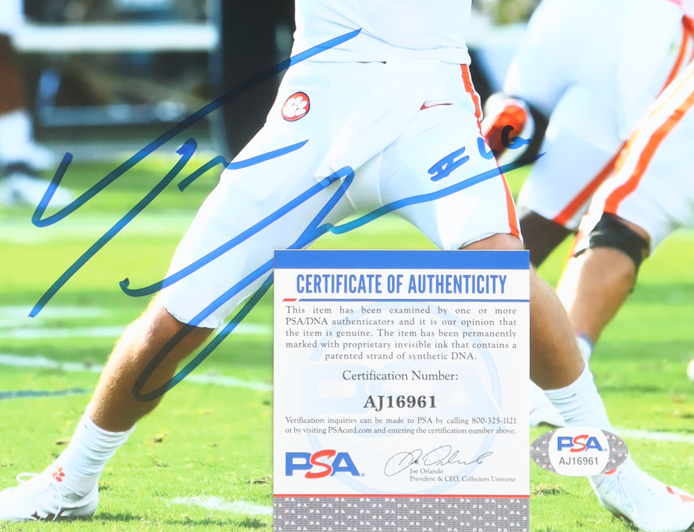 Trevor Lawrence Signed Clemson Tigers 8x10 Photo (PSA) at PristineAuction.com Trevor Lawrence Signed Clemson Tigers 8x10 Photo (PSA) at PristineAuction.com