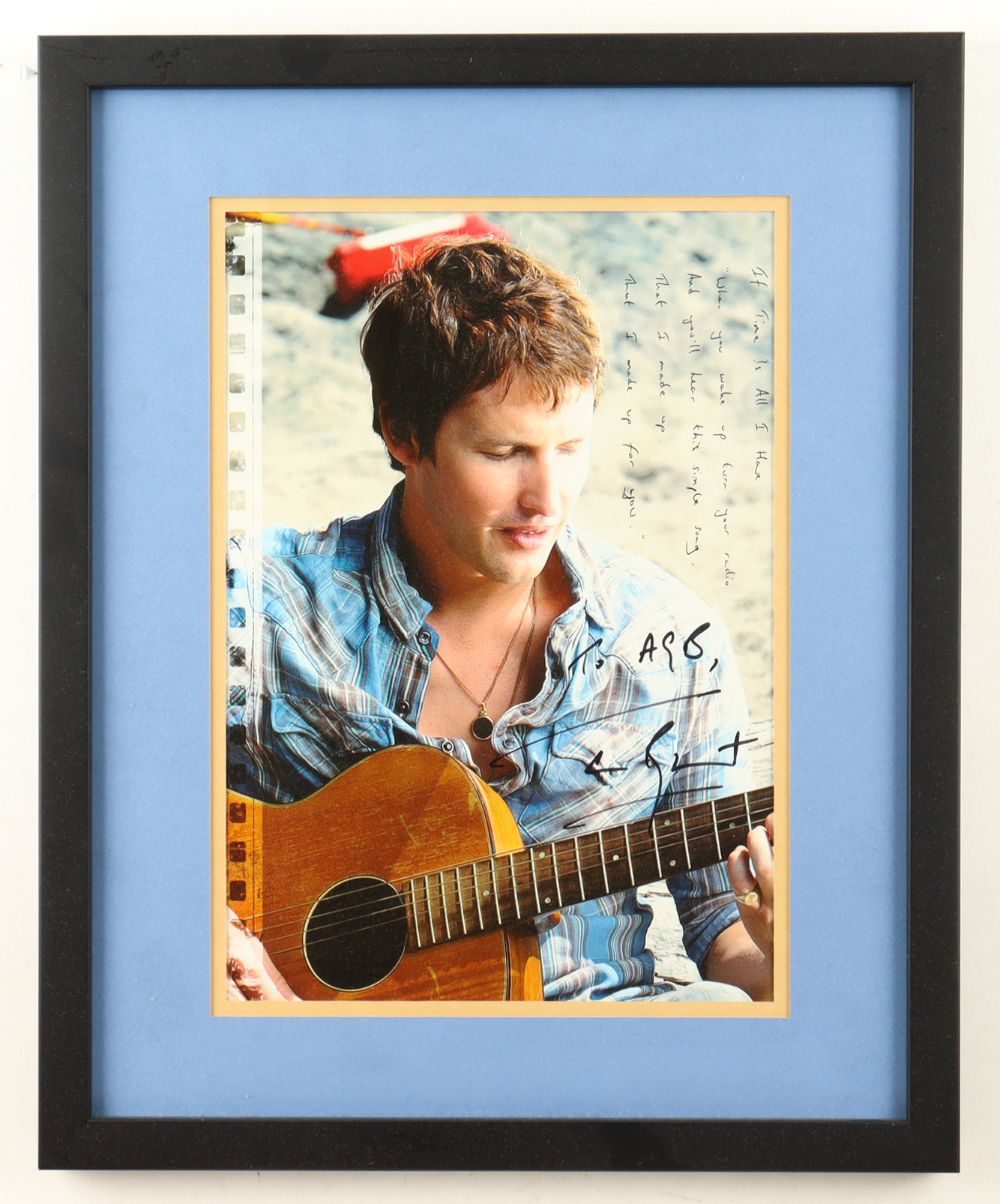 James Blunt Signed Custom Framed Photo (Beckett) at PristineAuction.com James Blunt Signed Custom Framed Photo (Beckett) at PristineAuction.com